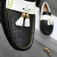 $76.00 USD Versace Leather Shoes For Men #1416941