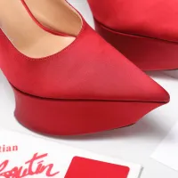 $128.00 USD Christian Louboutin High-heeled shoes For Women #1417935