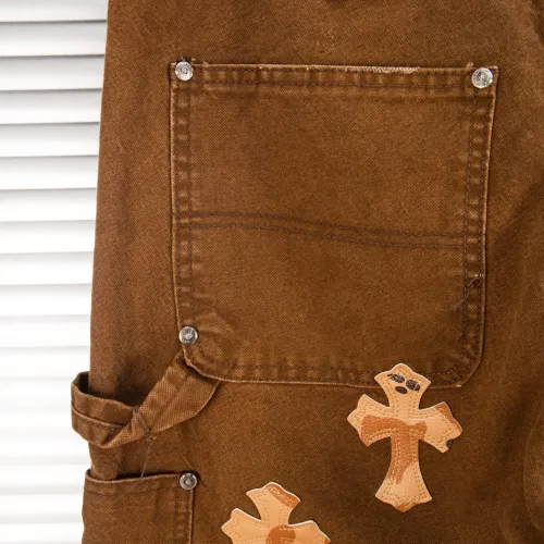 Replica Chrome Hearts Jeans For Men #1418560 $60.00 USD for Wholesale