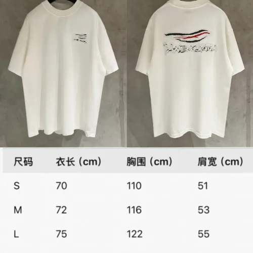 Replica Balenciaga T-Shirts Short Sleeved For Unisex #1418565 $56.00 USD for Wholesale