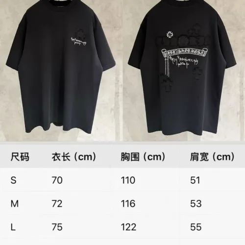 Replica Chrome Hearts T-Shirts Short Sleeved For Unisex #1418807 $56.00 USD for Wholesale
