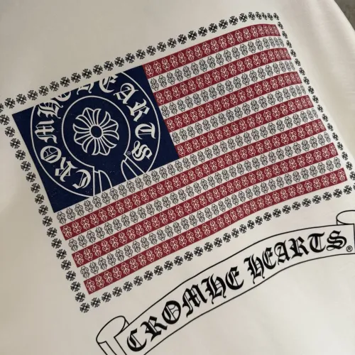 Replica Chrome Hearts T-Shirts Long Sleeved For Men #1418915 $68.00 USD for Wholesale