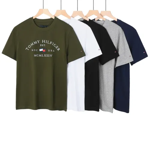 Replica Tommy Hilfiger TH T-Shirts Short Sleeved For Men #1419081 $29.00 USD for Wholesale