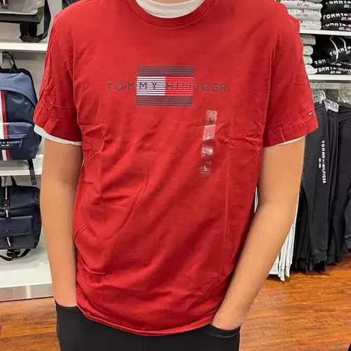 Replica Tommy Hilfiger TH T-Shirts Short Sleeved For Men #1419083 $29.00 USD for Wholesale