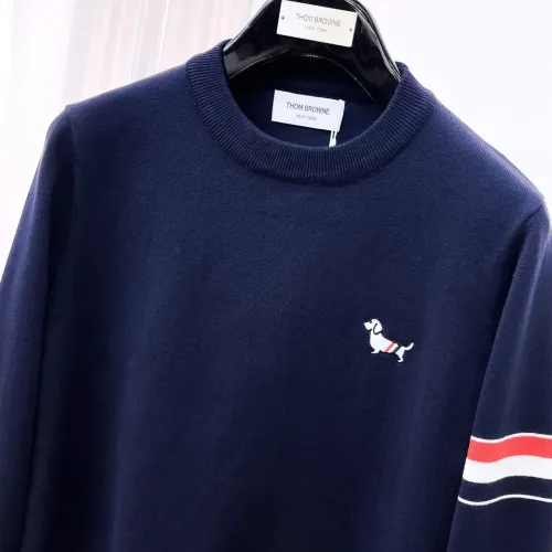 Replica Thom Browne TB Sweaters Long Sleeved For Men #1419167 $85.00 USD for Wholesale