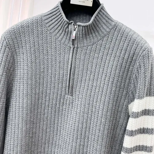 Replica Thom Browne TB Sweaters Long Sleeved For Men #1419173 $92.00 USD for Wholesale