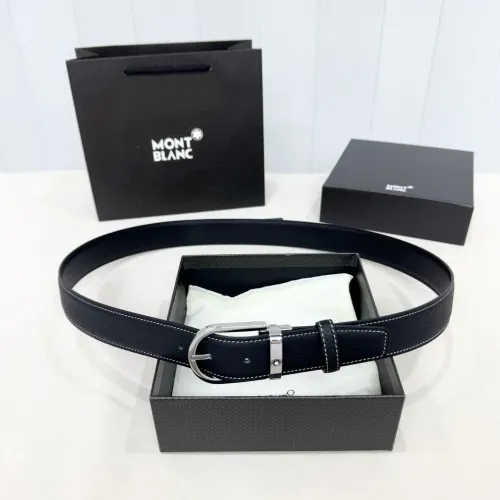 Replica Montblanc AAA Quality Belts In 3.5cm For Men #1419307 $56.00 USD for Wholesale