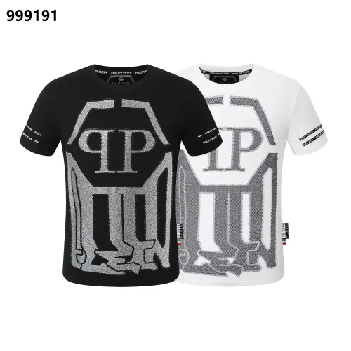 Replica Philipp Plein PP Oversize T-Shirts Short Sleeved For Men #1419455 $29.00 USD for Wholesale