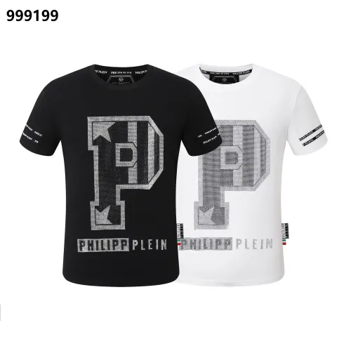 Replica Philipp Plein PP Oversize T-Shirts Short Sleeved For Men #1419479 $29.00 USD for Wholesale