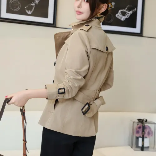 Replica Burberry Trench Coat Long Sleeved For Women #1419500 $160.00 USD for Wholesale