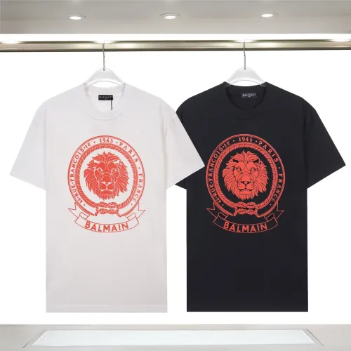 Replica Balmain T-Shirts Short Sleeved For Unisex #1419609 $29.00 USD for Wholesale