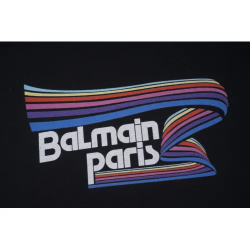 Replica Balmain T-Shirts Short Sleeved For Unisex #1419613 $29.00 USD for Wholesale