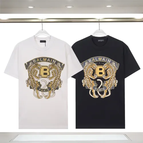 Replica Balmain T-Shirts Short Sleeved For Unisex #1419616 $29.00 USD for Wholesale