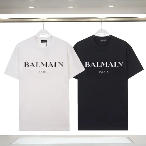 Replica Balmain T-Shirts Short Sleeved For Unisex #1419638 $29.00 USD for Wholesale