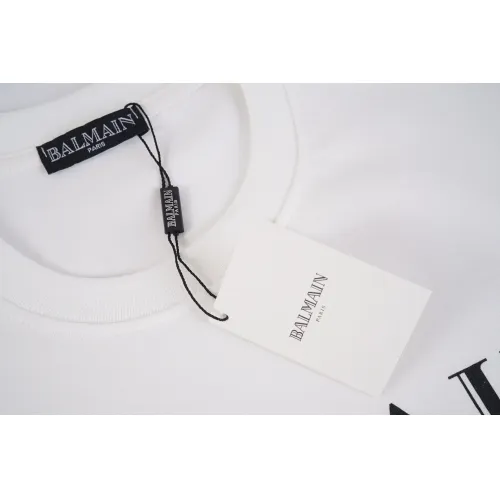 Replica Balmain T-Shirts Short Sleeved For Unisex #1419638 $29.00 USD for Wholesale