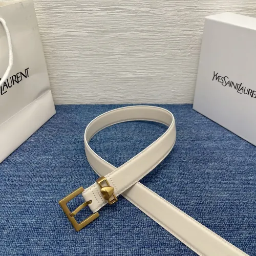 Replica Yves Saint Laurent AAA Quality Belts In 3.0cm For Women #1419900 $56.00 USD for Wholesale