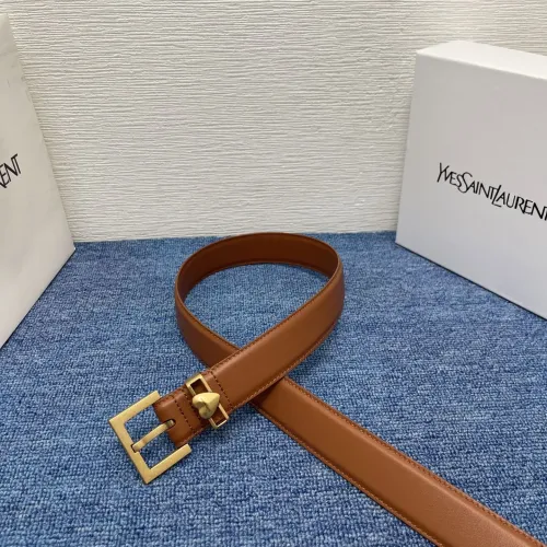 Replica Yves Saint Laurent AAA Quality Belts In 3.0cm For Women #1419906 $56.00 USD for Wholesale