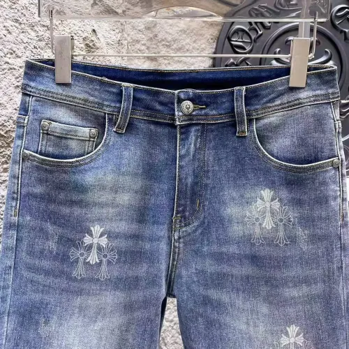Replica Chrome Hearts Jeans For Men #1421198 $68.00 USD for Wholesale