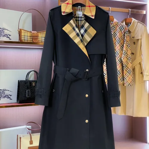 Burberry Trench Coat Long Sleeved For Women #1422006