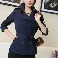 $160.00 USD Burberry Trench Coat Long Sleeved For Women #1419514