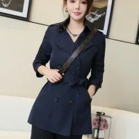 $160.00 USD Burberry Trench Coat Long Sleeved For Women #1419541