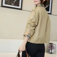 $132.00 USD Burberry Trench Coat Long Sleeved For Women #1419561