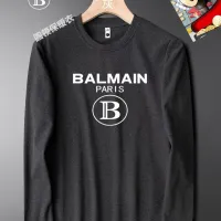 $40.00 USD Balmain T-Shirts Long Sleeved For Men #1421482