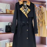 $162.00 USD Burberry Trench Coat Long Sleeved For Women #1422006