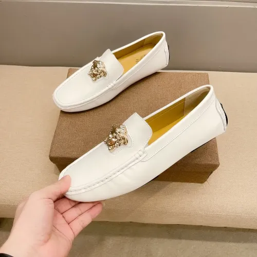 Replica Versace Leather Shoes For Men #1423011 $76.00 USD for Wholesale
