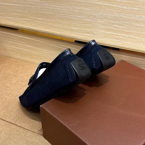 Replica Versace Leather Shoes For Men #1423017 $76.00 USD for Wholesale