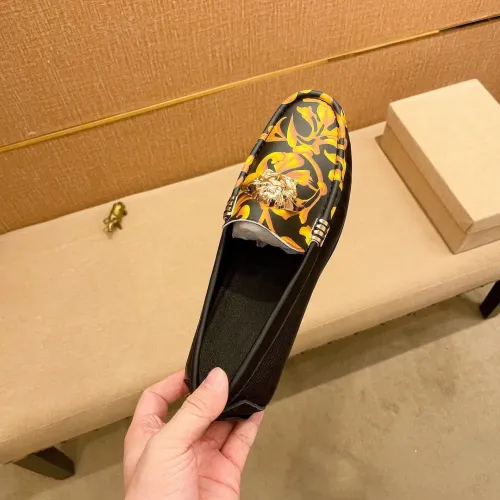Replica Versace Leather Shoes For Men #1423031 $76.00 USD for Wholesale