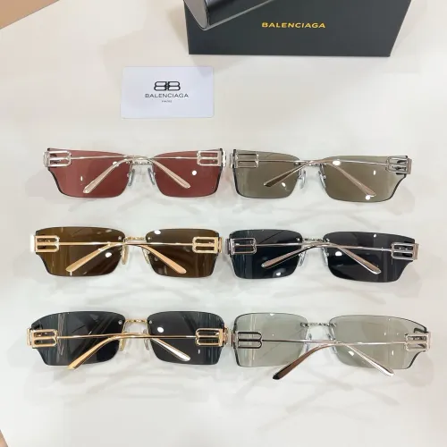 Replica Balenciaga AAA Quality Sunglasses #1423035 $60.00 USD for Wholesale