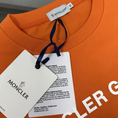Replica Moncler T-Shirts Short Sleeved For Unisex #1423454 $32.00 USD for Wholesale