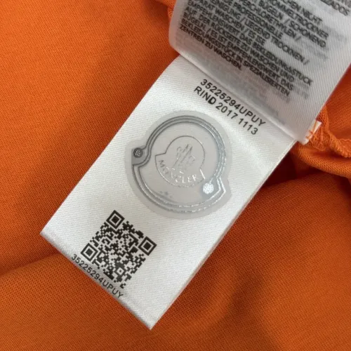 Replica Moncler T-Shirts Short Sleeved For Unisex #1423454 $32.00 USD for Wholesale