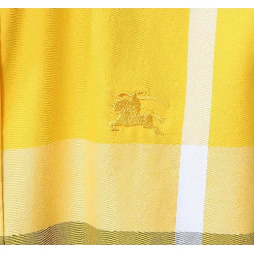 Replica Burberry Shirts Long Sleeved For Men #1423657 $38.00 USD for Wholesale
