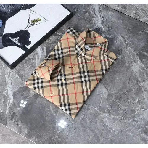 Replica Burberry Shirts Long Sleeved For Men #1423663 $42.00 USD for Wholesale