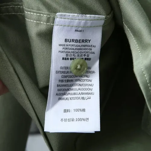 Replica Burberry Shirts Long Sleeved For Men #1423667 $40.00 USD for Wholesale