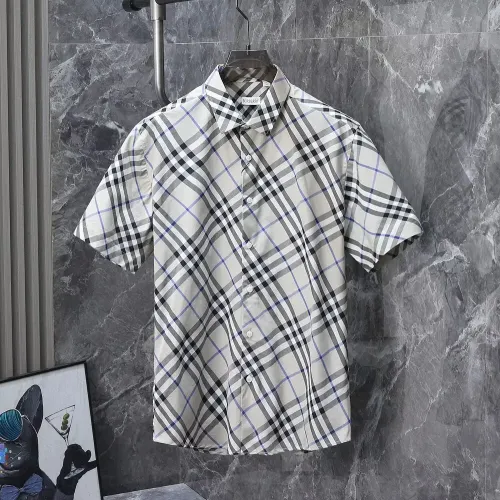 Burberry Shirts Short Sleeved For Men #1423719