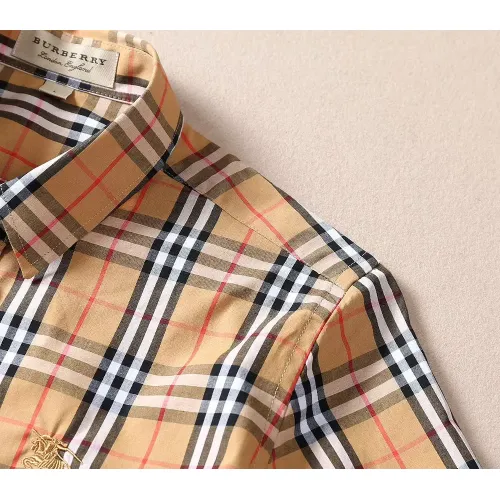 Replica Burberry Shirts Short Sleeved For Women #1423744 $36.00 USD for Wholesale