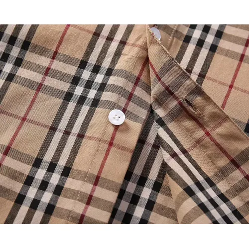 Replica Burberry Shirts Short Sleeved For Women #1423745 $36.00 USD for Wholesale