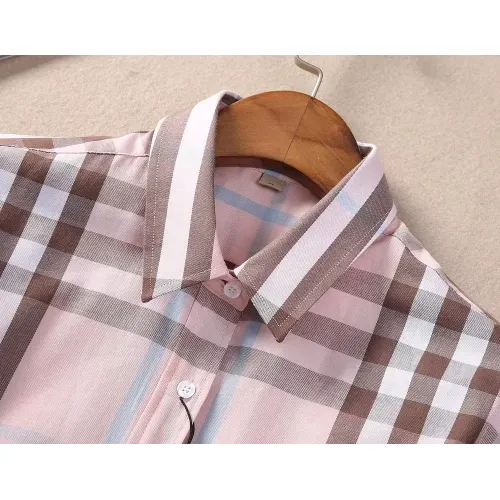 Replica Burberry Shirts Short Sleeved For Women #1423747 $36.00 USD for Wholesale