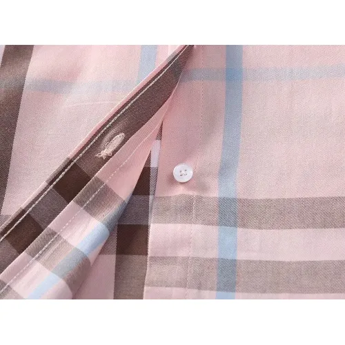 Replica Burberry Shirts Short Sleeved For Women #1423747 $36.00 USD for Wholesale