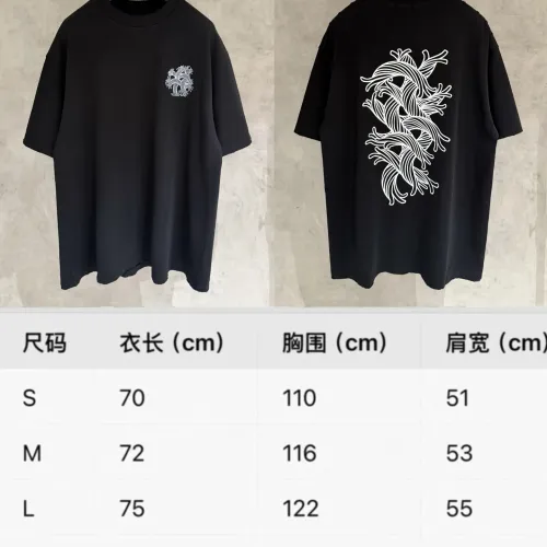 Replica Chrome Hearts T-Shirts Short Sleeved For Unisex #1424097 $52.00 USD for Wholesale