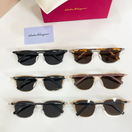 Replica Salvatore Ferragamo AAA Quality Sunglasses #1424156 $56.00 USD for Wholesale
