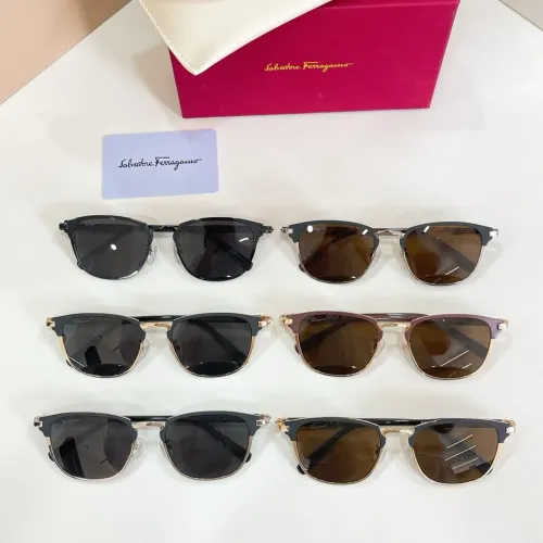 Replica Salvatore Ferragamo AAA Quality Sunglasses #1424161 $56.00 USD for Wholesale