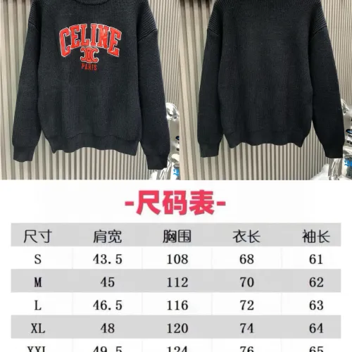 Replica Celine Sweaters Long Sleeved For Unisex #1424220 $72.00 USD for Wholesale