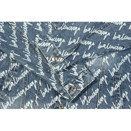Replica Balenciaga Jackets Long Sleeved For Men #1424573 $42.00 USD for Wholesale