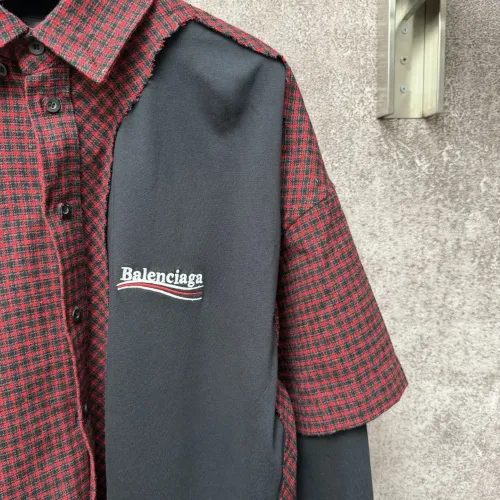 Replica Balenciaga Shirts Long Sleeved For Men #1424800 $98.00 USD for Wholesale