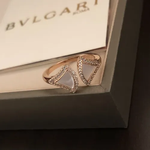 Replica Bvlgari Rings In Rose Gold For Women #1425914 $29.00 USD for Wholesale