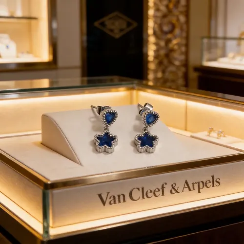 Replica Van Cleef & Arpels Earrings For Women #1425936 $34.00 USD for Wholesale
